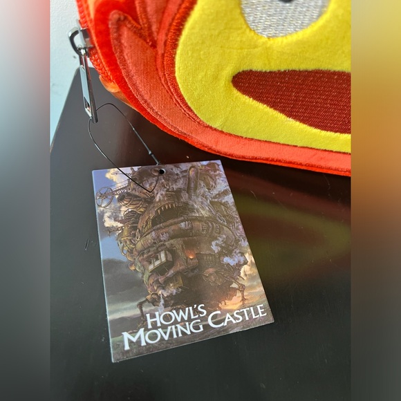 Studio Ghibli Howl's Moving Castle Calcifer Makeup Bag - Picture 2 of 8